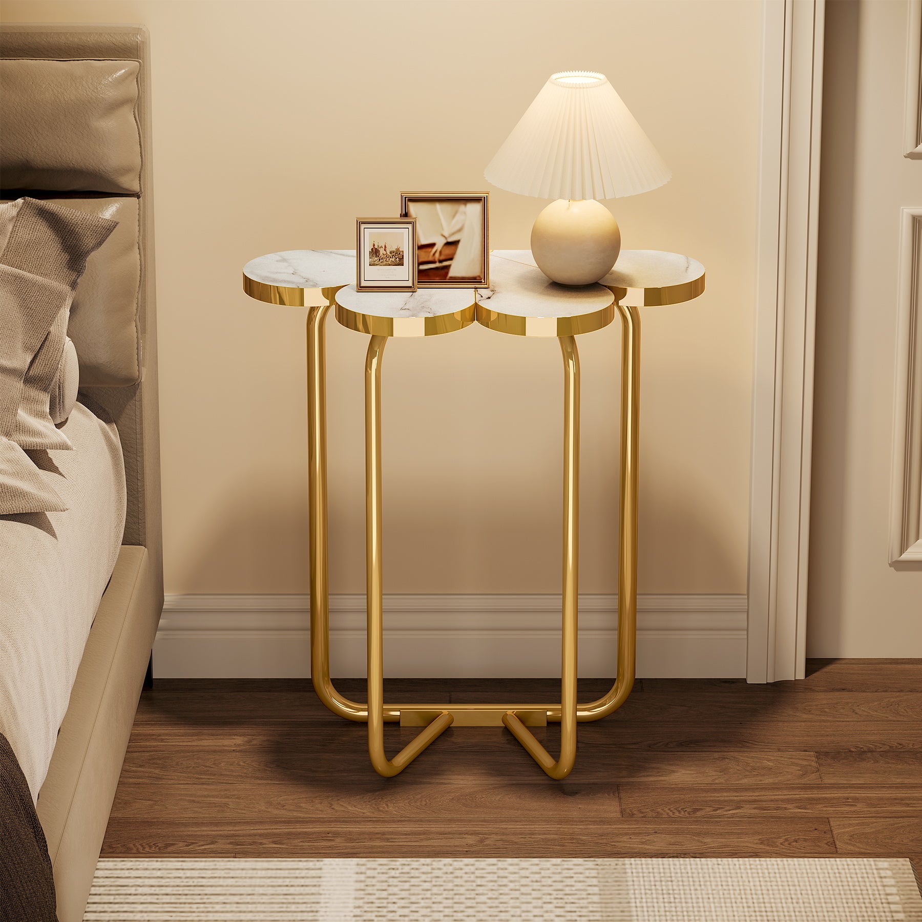 Half-Flower End Table