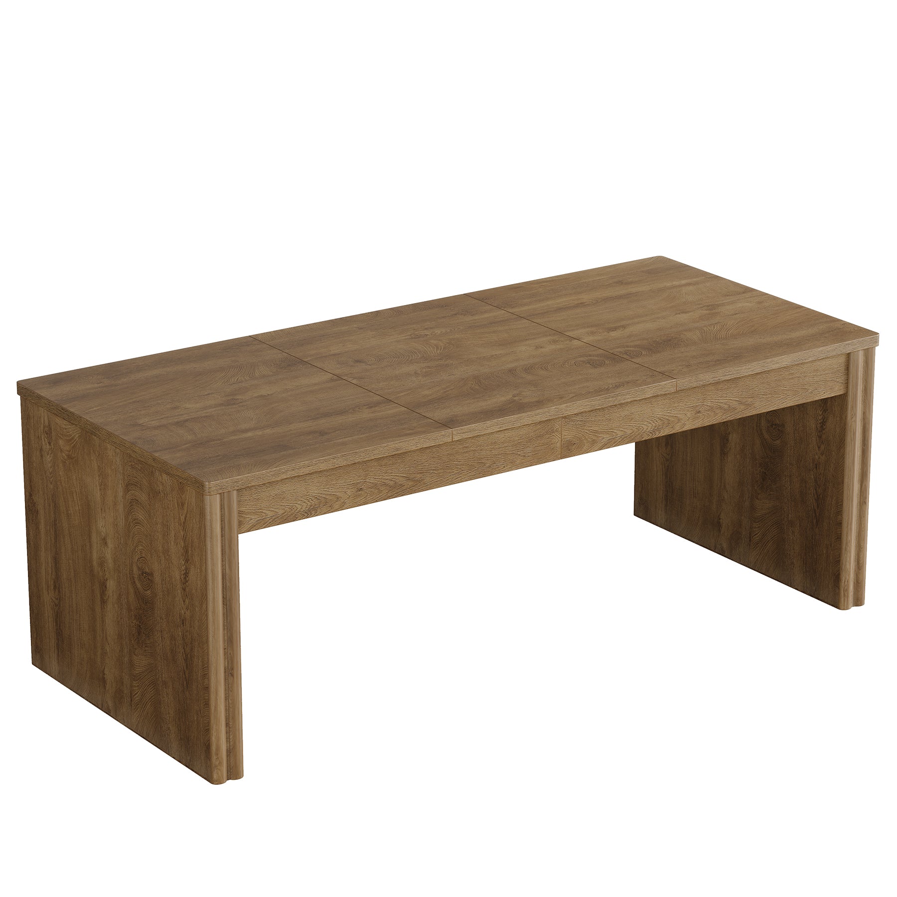 79" Executive Desk, Farmhouse Computer Desk with Wide Tabletop for Home Office