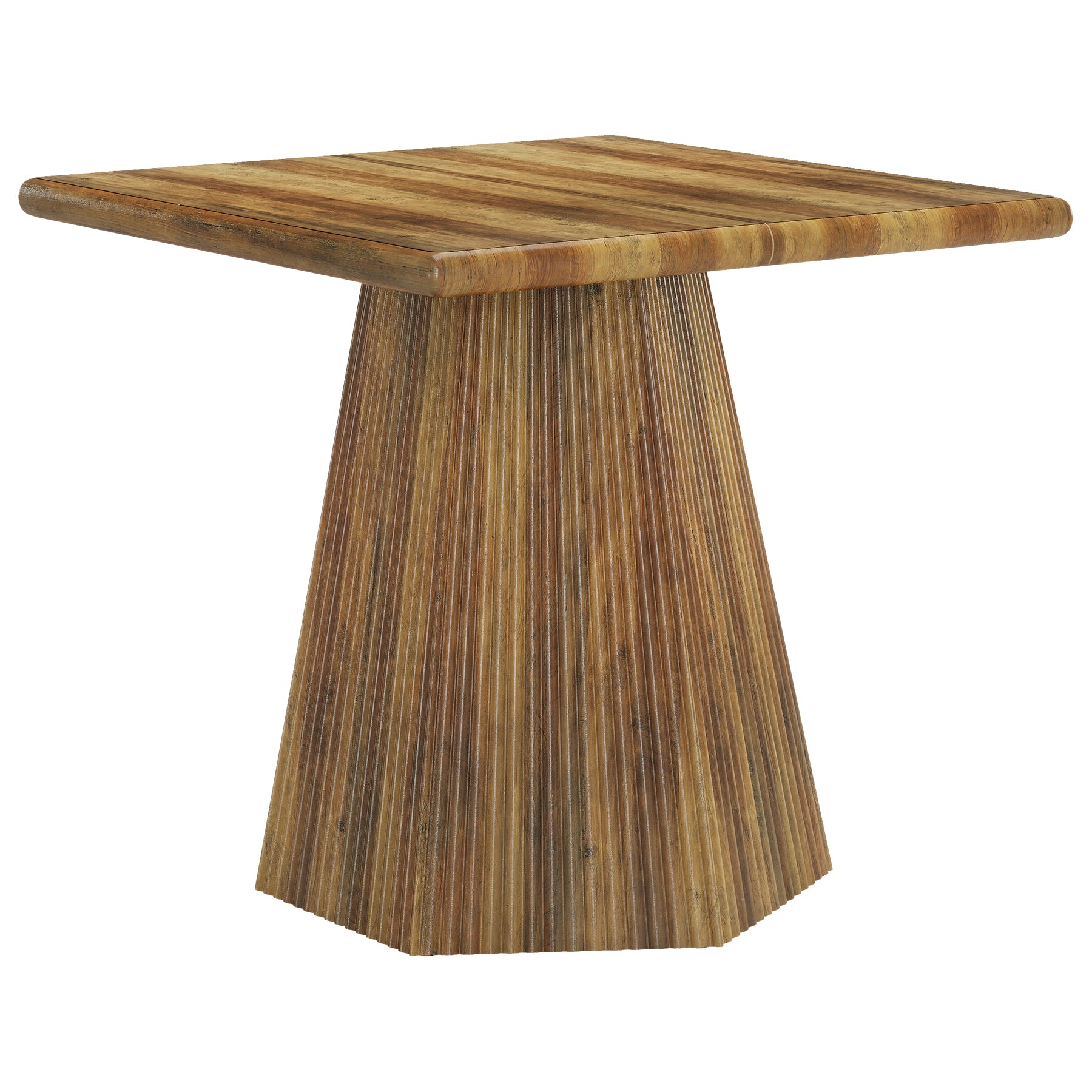 Square Dining Table for 4, 31.5" Kitchen Table with Pedestal Base - Thumbnail 2