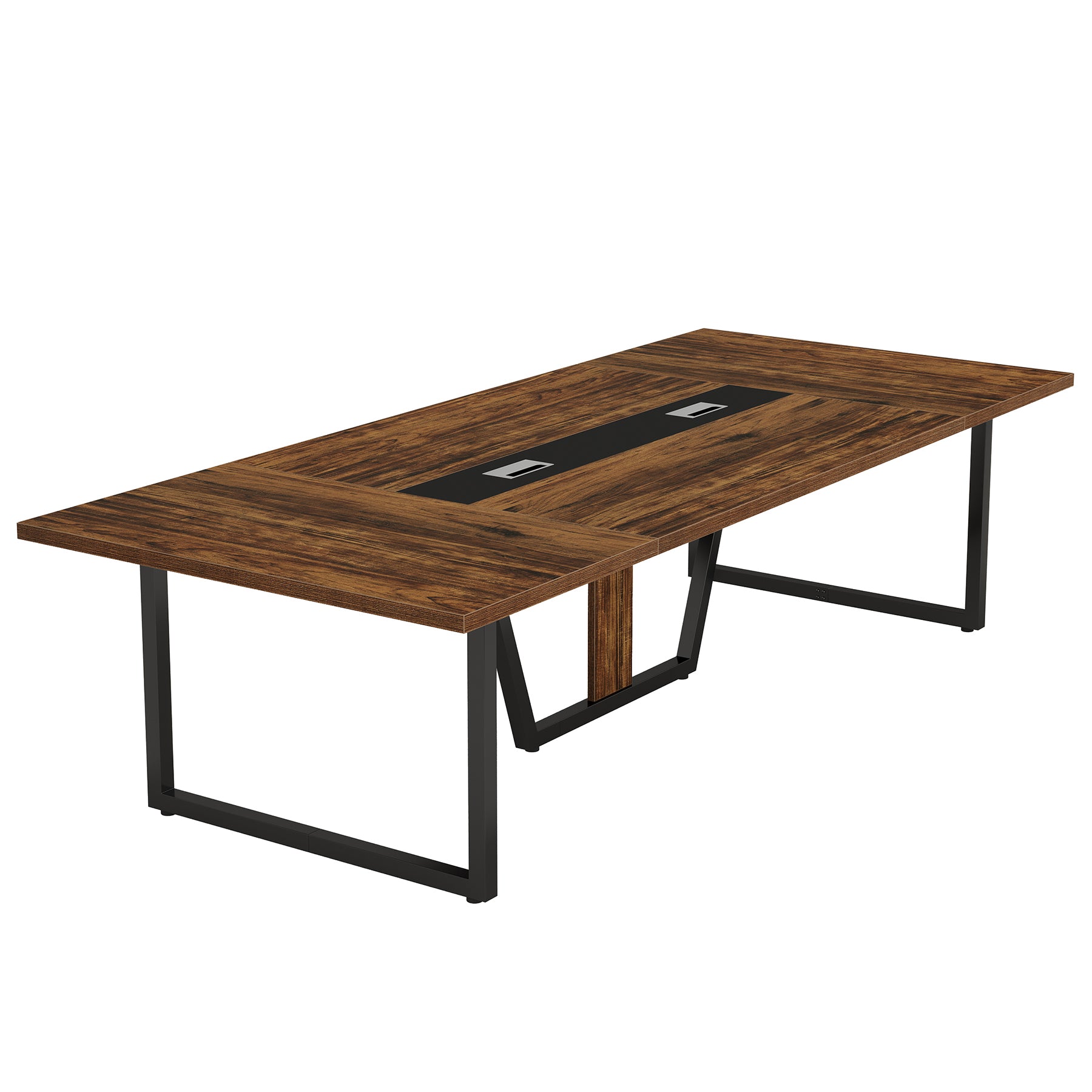 8 FT Conference Table, 94.49" Large Meeting Table for 10 People