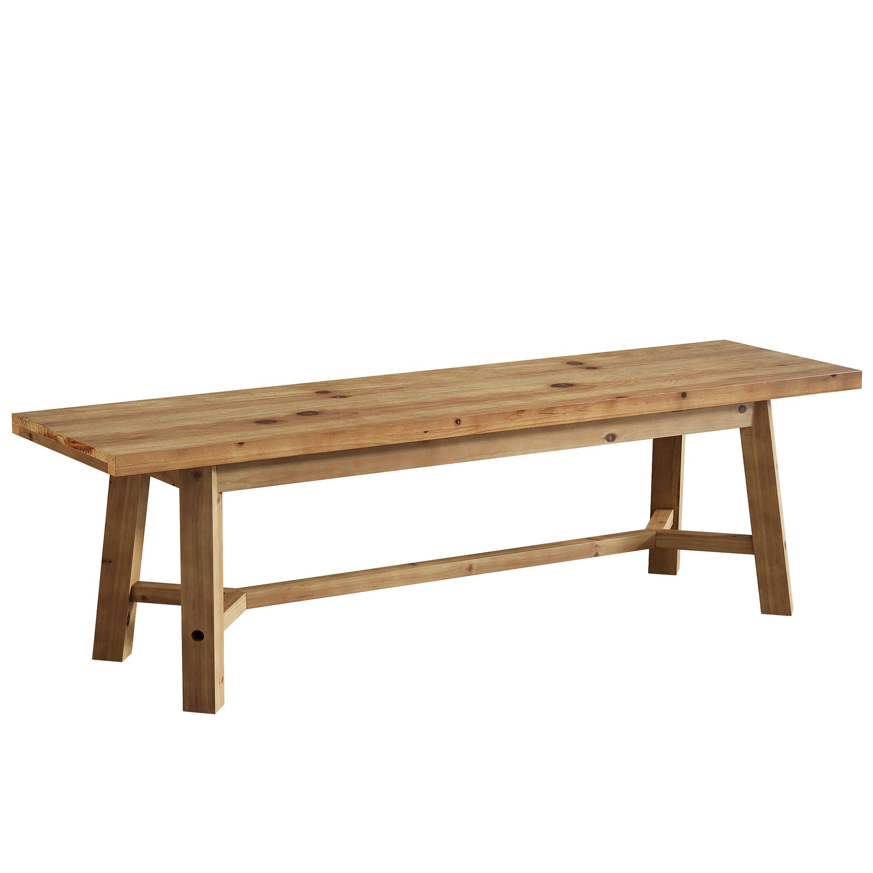 55" Solid Wood Bench - Thumbnail 2