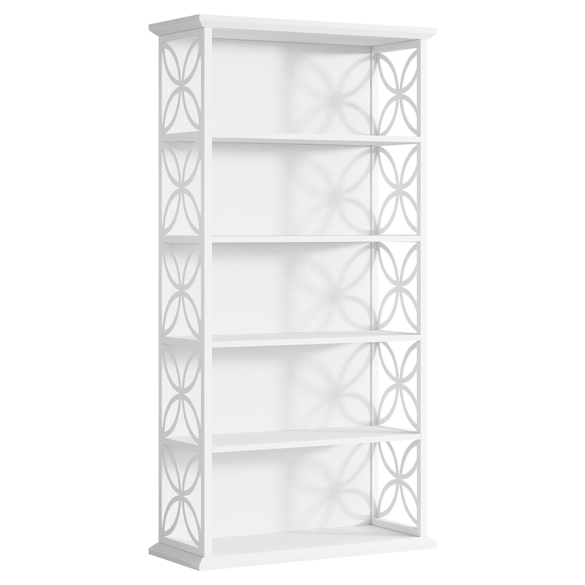 6-Tier Bookshelf, 71" Industrial Bookcase Displaying Rack with Metal Frame