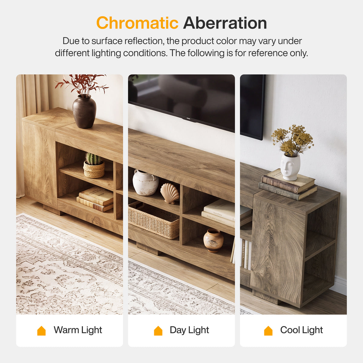 78.7" TV Stand with Open Storage Cubbies, Farmhouse Entertainment Center for TVs up to 80"