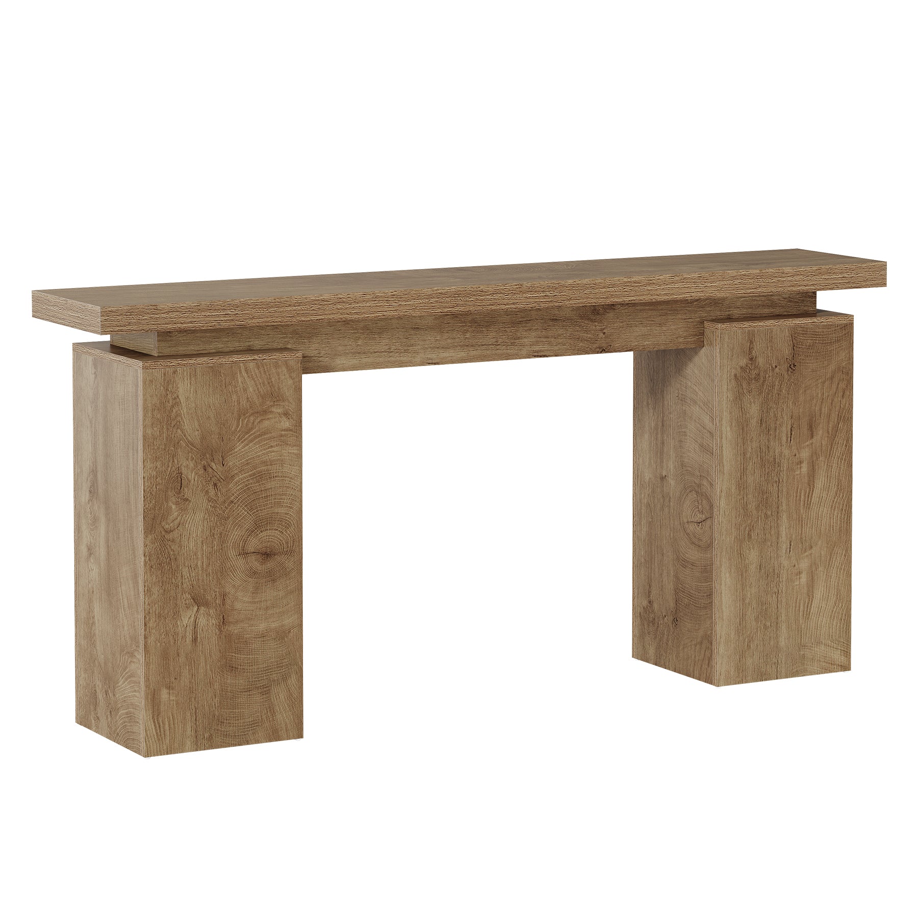 63" Console Table, Narrow Entryway Table with Sturdy Base for Foyer, Living Room