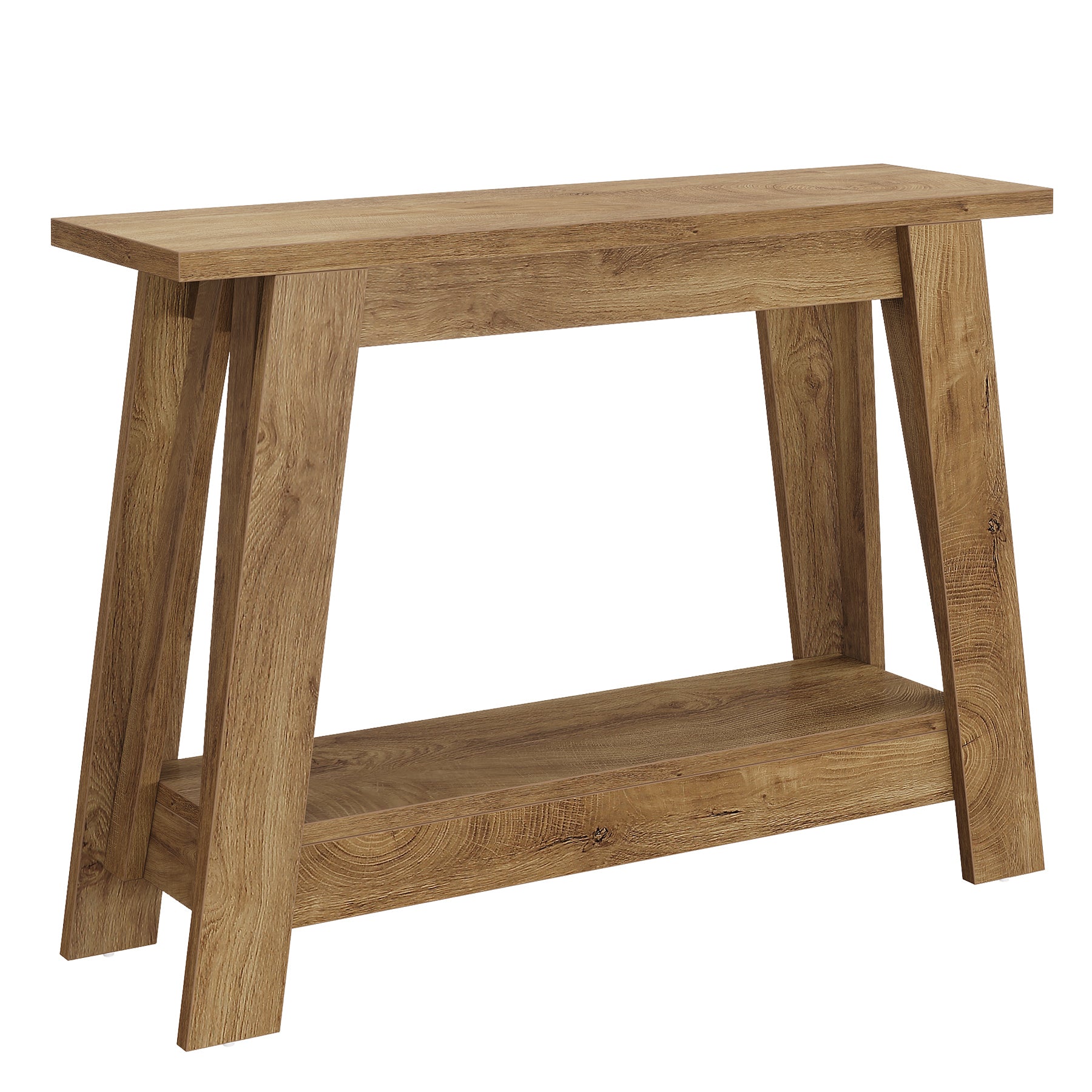 41.3" Console Table, 2-Tier Farmhouse Sofa Entryway Table with Storage