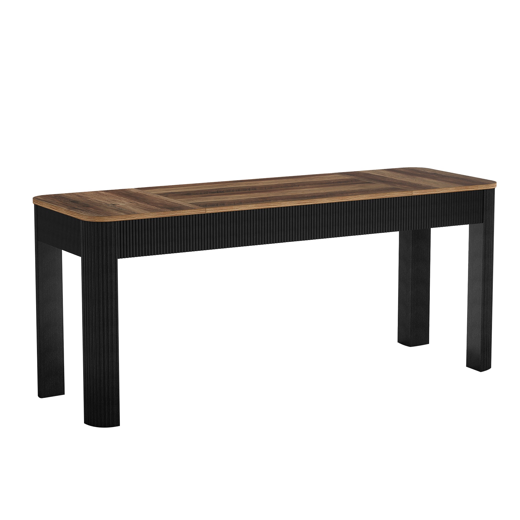 71" Double Desk for Two People, Extra Long 2 Person Computer Desk, Farmhouse Home Office