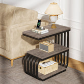 3 Tier End Table, Vintage Side or Bedside Stand for Living Room 3