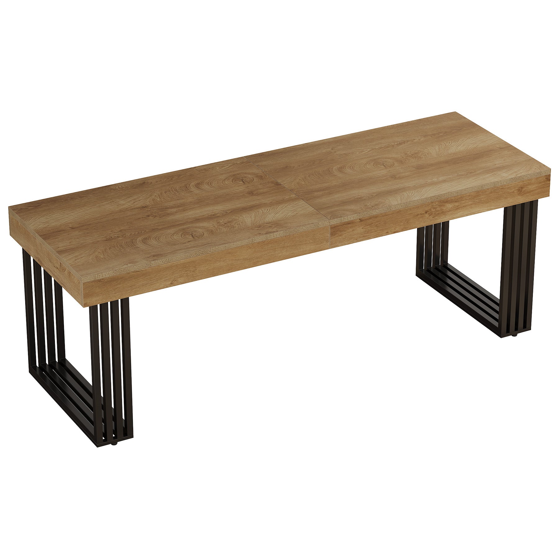 79" Large Computer Desk, Double Executive Desk with Thick Tabletop, Home Office