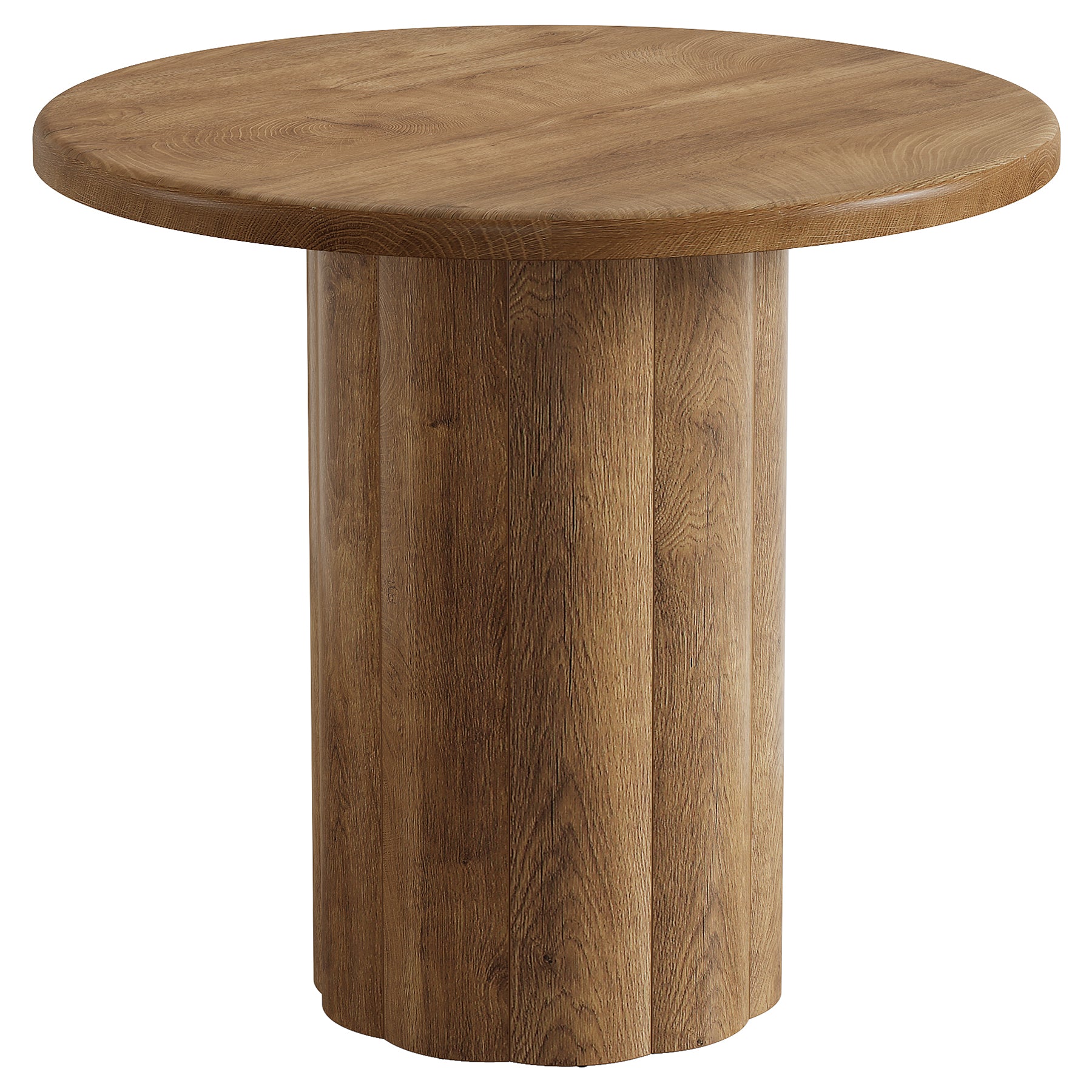 31.5" Dining Table, Small Round Kitchen Table with Sturdy Base for 2-4