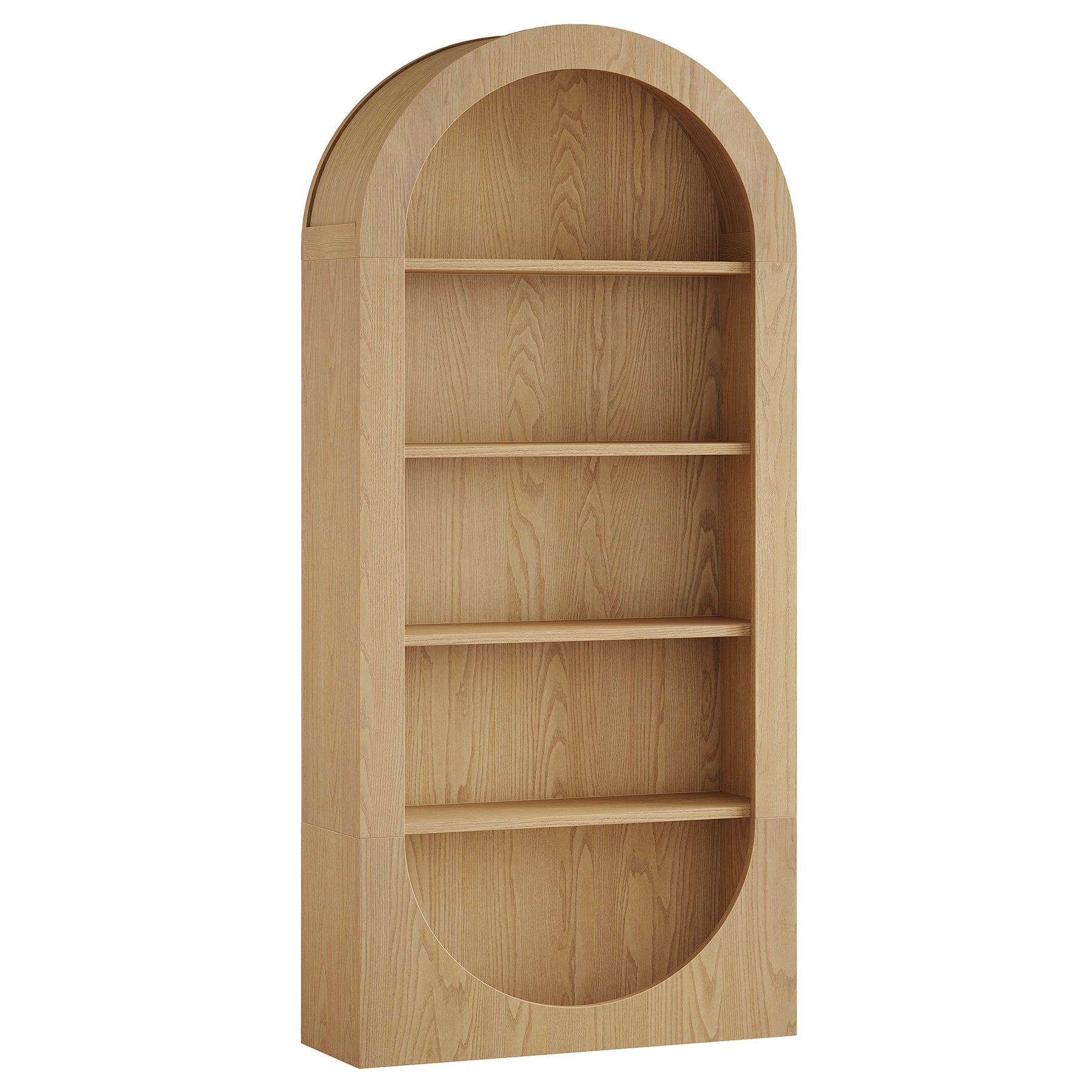 70.9" Shoe Rack, 5-Tier Arched Open Shoe Cabinet Storage Organizer