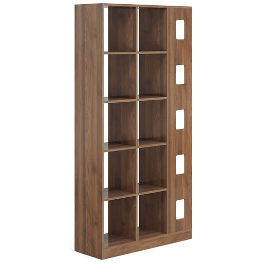 5 - Tier Bookshelf, Freestanding Wood Storage Organizer Display Shelf Tribesigns