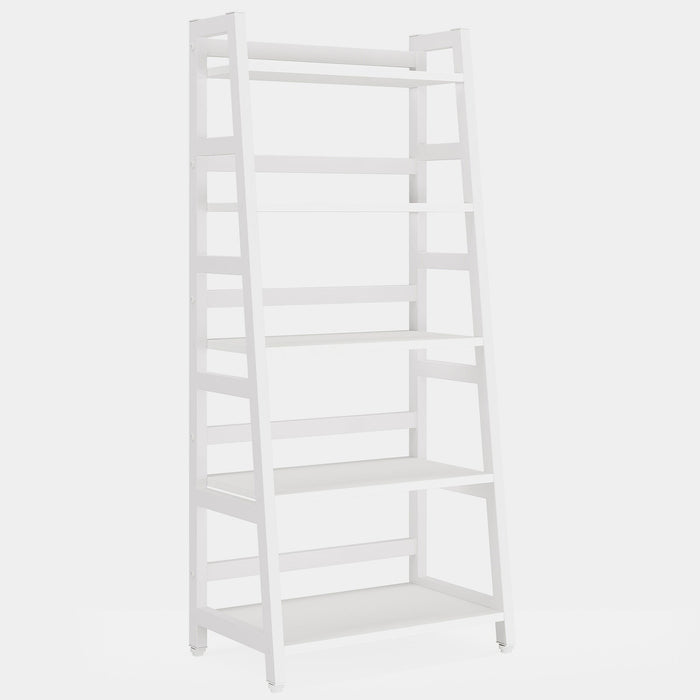 5 - Tier Bookshelf, Ladder Bookcase Etagere Storage Shelf Tribesigns