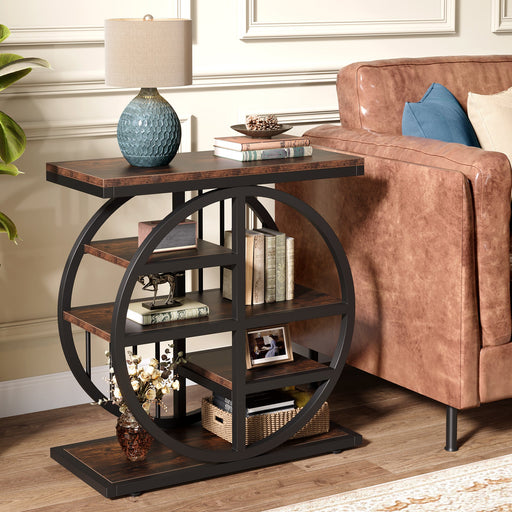 5 - tier End Table, Side Table Accent Table With 5 Shelves Tribesigns