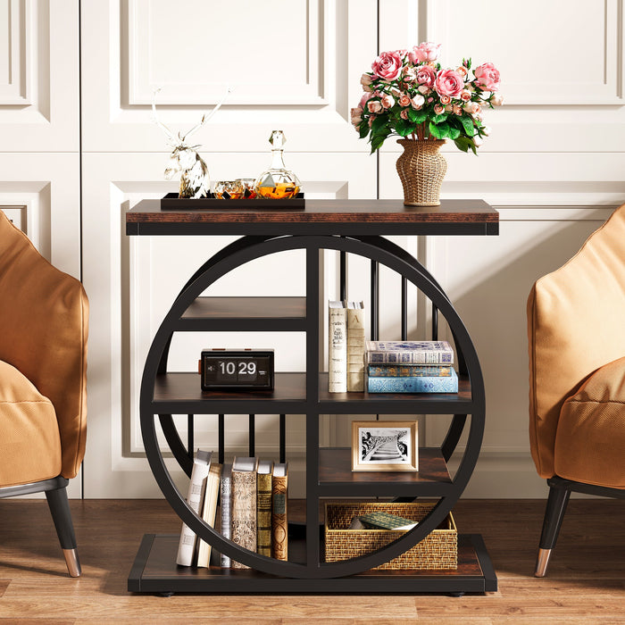 5 - tier End Table, Side Table Accent Table With 5 Shelves Tribesigns