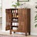 5 - Tier Sideboard Buffet, Farmhouse Kitchen Storage Cabinet with Removable Shelves Tribesigns