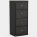 51" File Cabinet, Vertical Filing Cabinet with 4 Storage Drawers Tribesigns