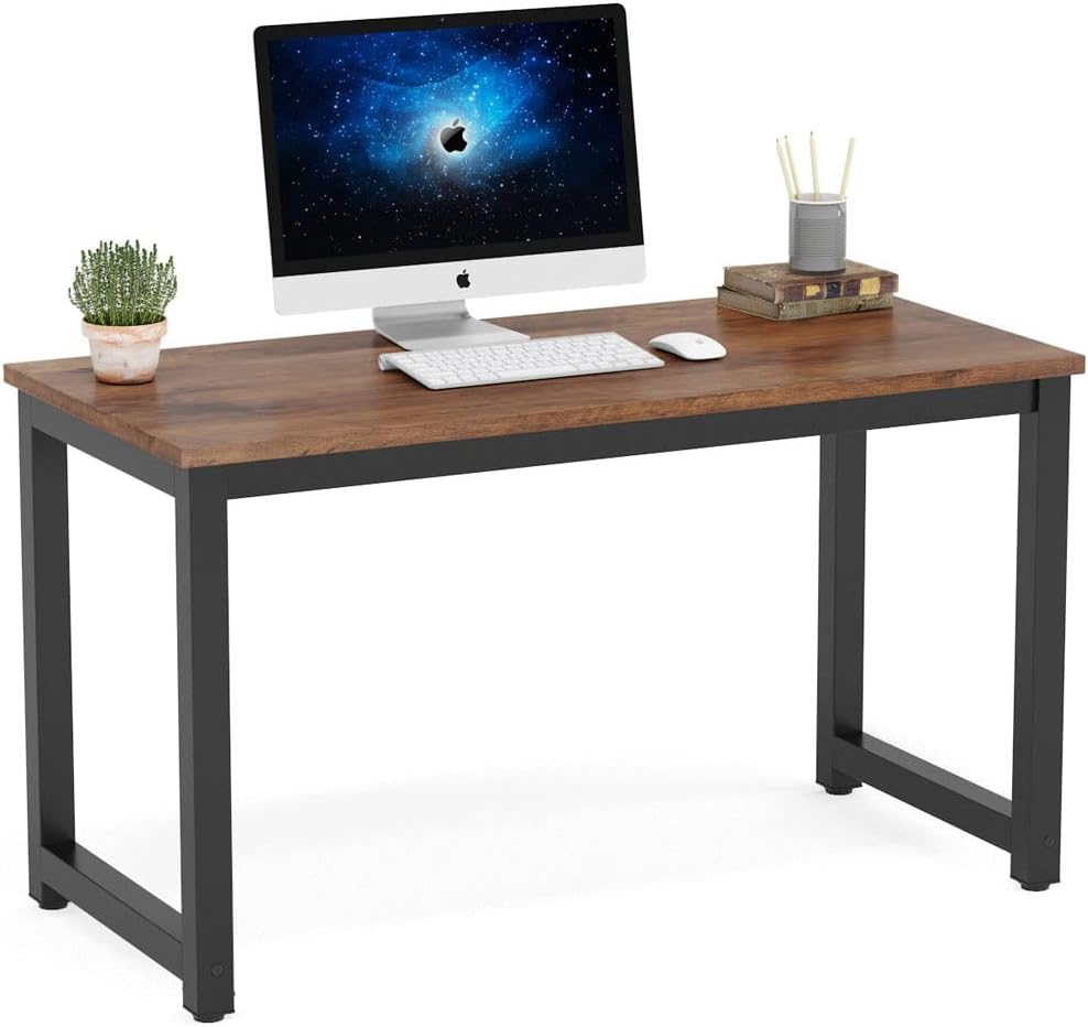47" Vintage Computer Desk, Modern Simple Home Office Desk, Writing Table, Study Room