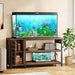 55" Aquarium Stand, Fish Tank Stand Cabinet With Power Outlets Tribesigns