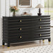 55" Chest of Drawers, 6 - Drawer Dresser Storage Organizer Tribesigns