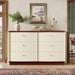 55" Chest of Drawers, Modern 6 - Drawer Dresser Chest Tribesigns