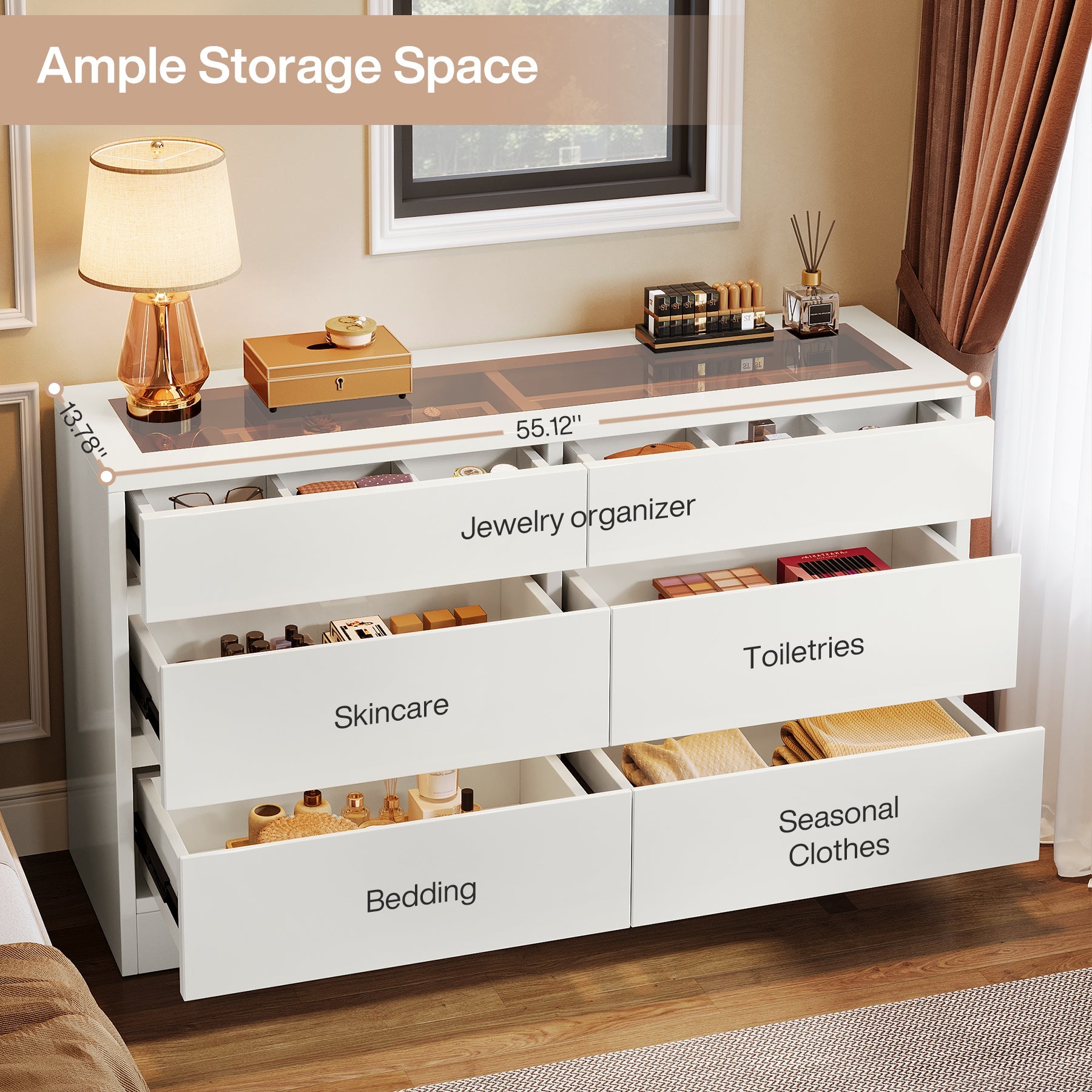 dresser top organizer Woodsmith Dresser-Top Plans Its compact footprint makes it ideal for small spaces Design Glass For Dresser Tops