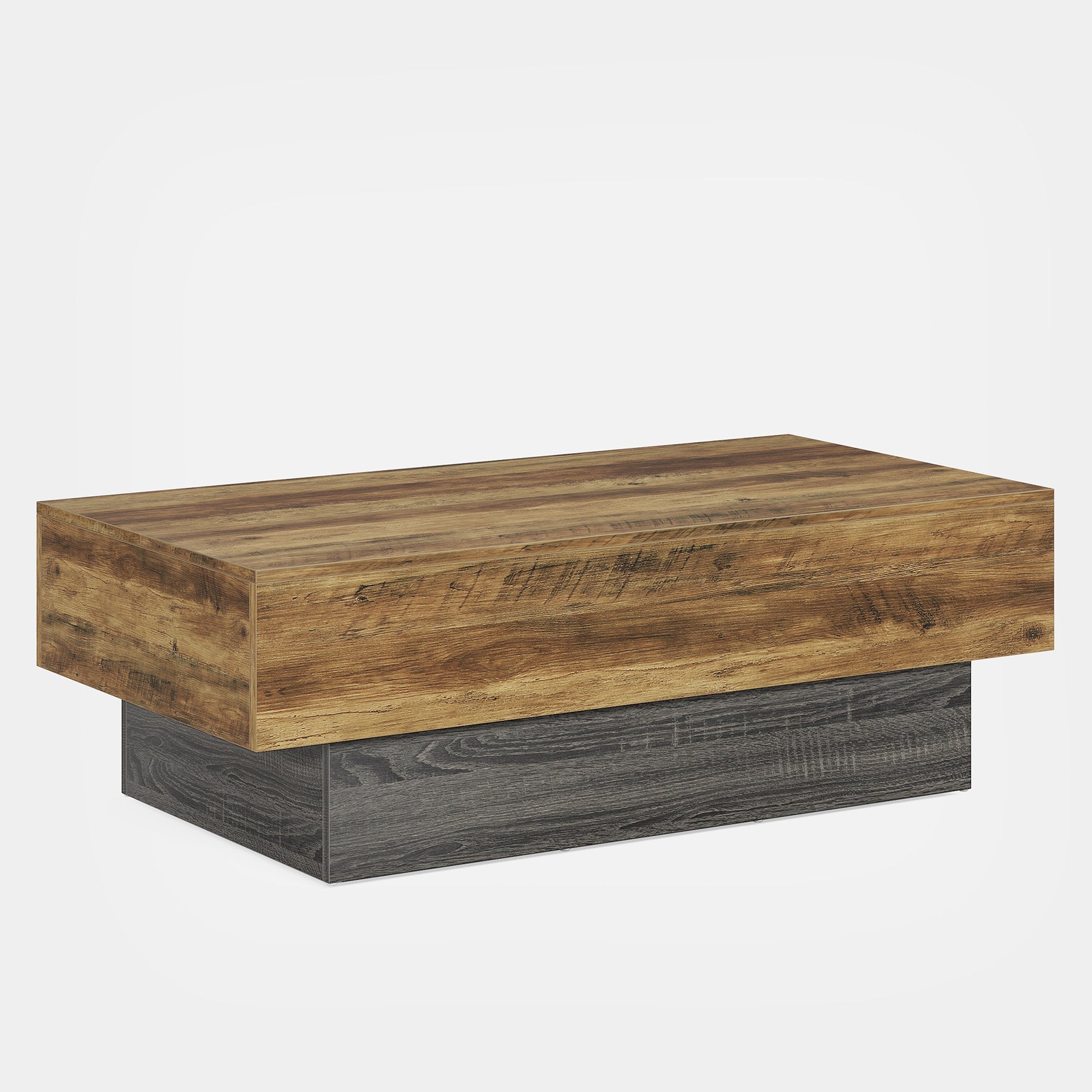 55" Coffee Table with Sturdy Pedestal - Thumbnail 2