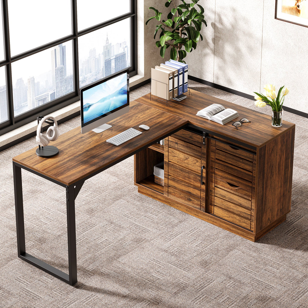 Counter Corner Computer Desk Wood L Shaped Corner Computer Desk Sikaic 63 Inches L Shaped Corner