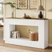 55" Console Table, Wood Entryway Table Sofa Table with Storage Tribesigns
