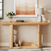 55" Console Table, Wood Farmhouse Sofa Table Entryway Table Tribesigns