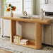 55" Console Table, Wood Farmhouse Sofa Table Entryway Table Tribesigns