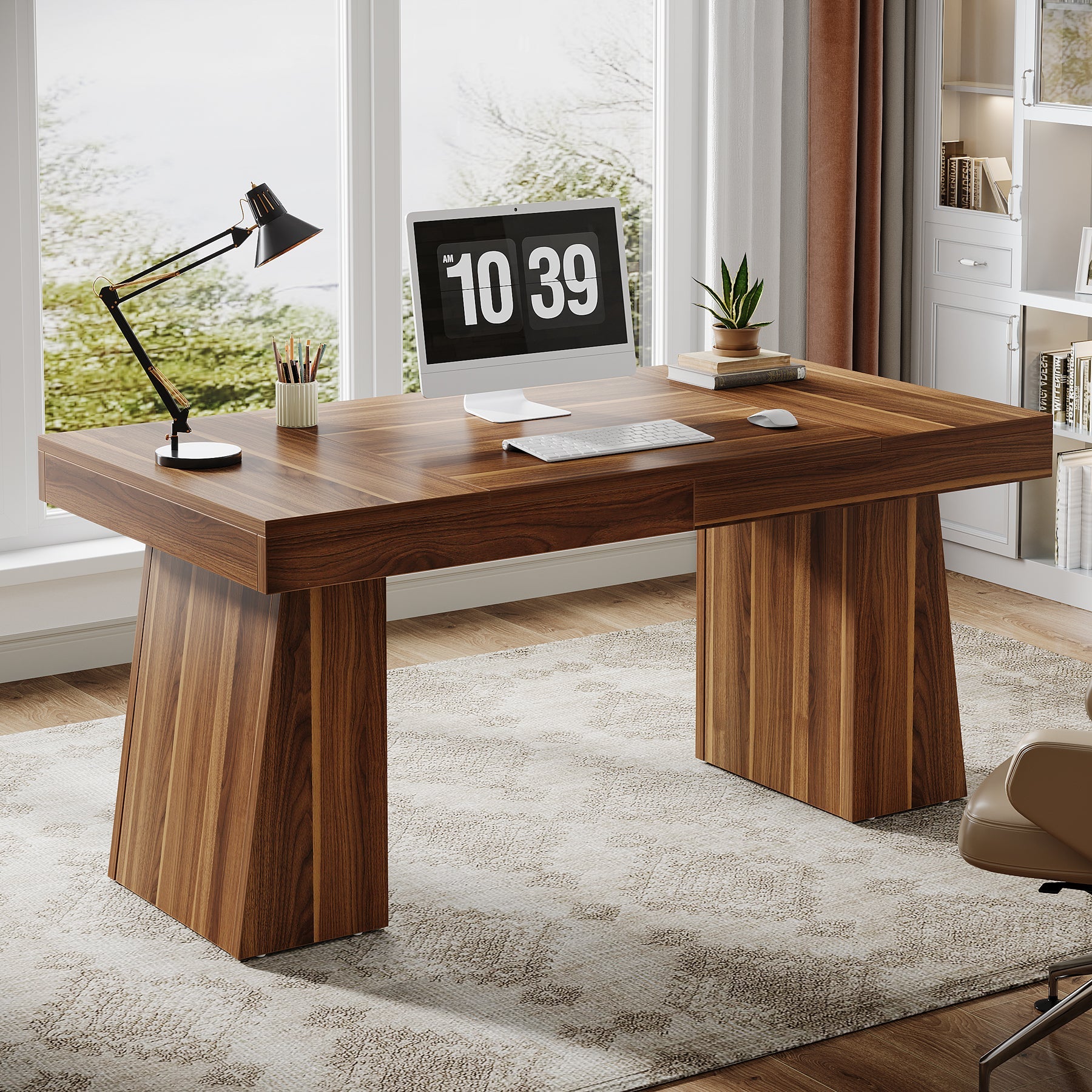 Nice wood computer desk deals