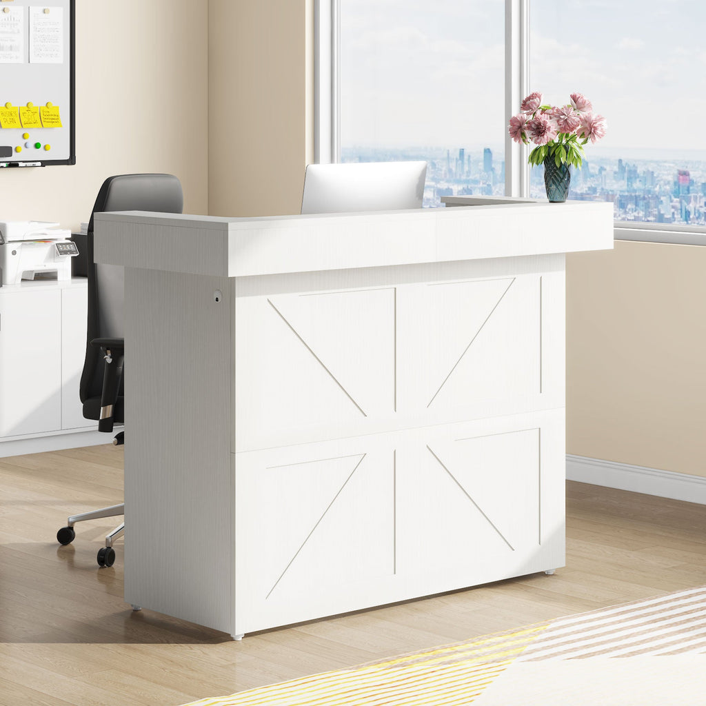 White front desk online