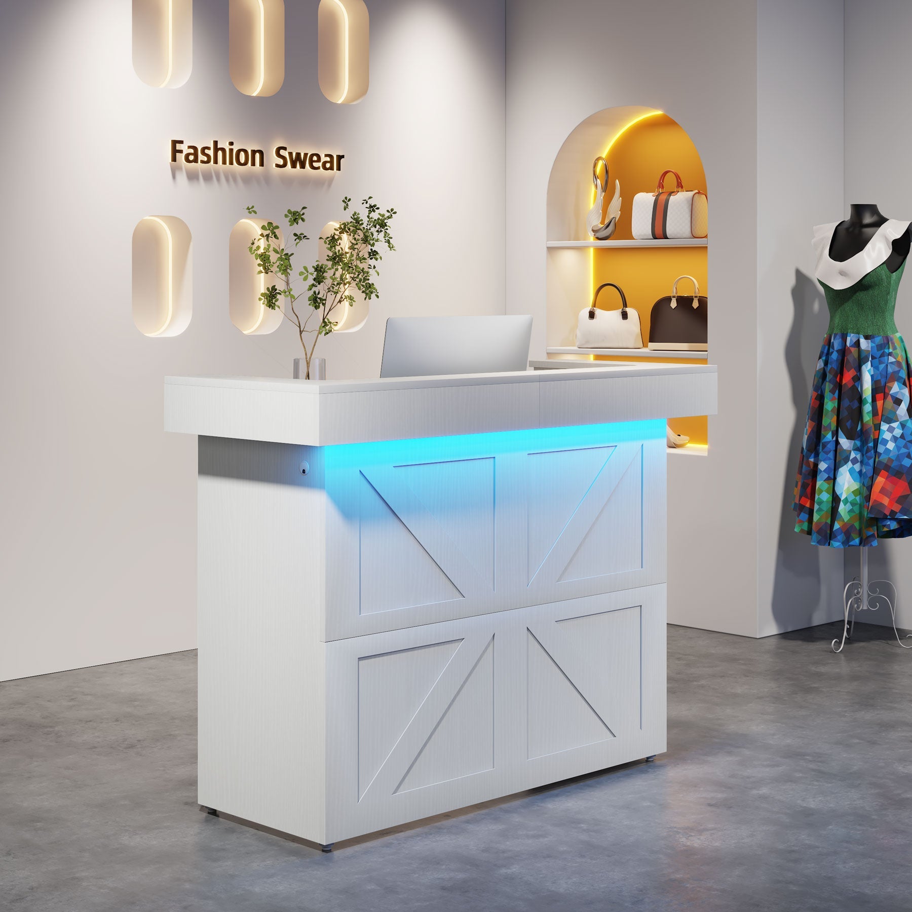 Modern Cash Counter Design