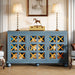 55" Sideboard Buffet, Farmhouse 3 - Doors Buffet Cabinet Credenza Tribesigns