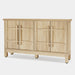 55" Sideboard Buffet, Farmhouse Sideboard Cabinet Credenzas with Storage Tribesigns