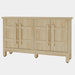 55" Sideboard Buffet, Farmhouse Sideboard Cabinet Credenzas with Storage Tribesigns