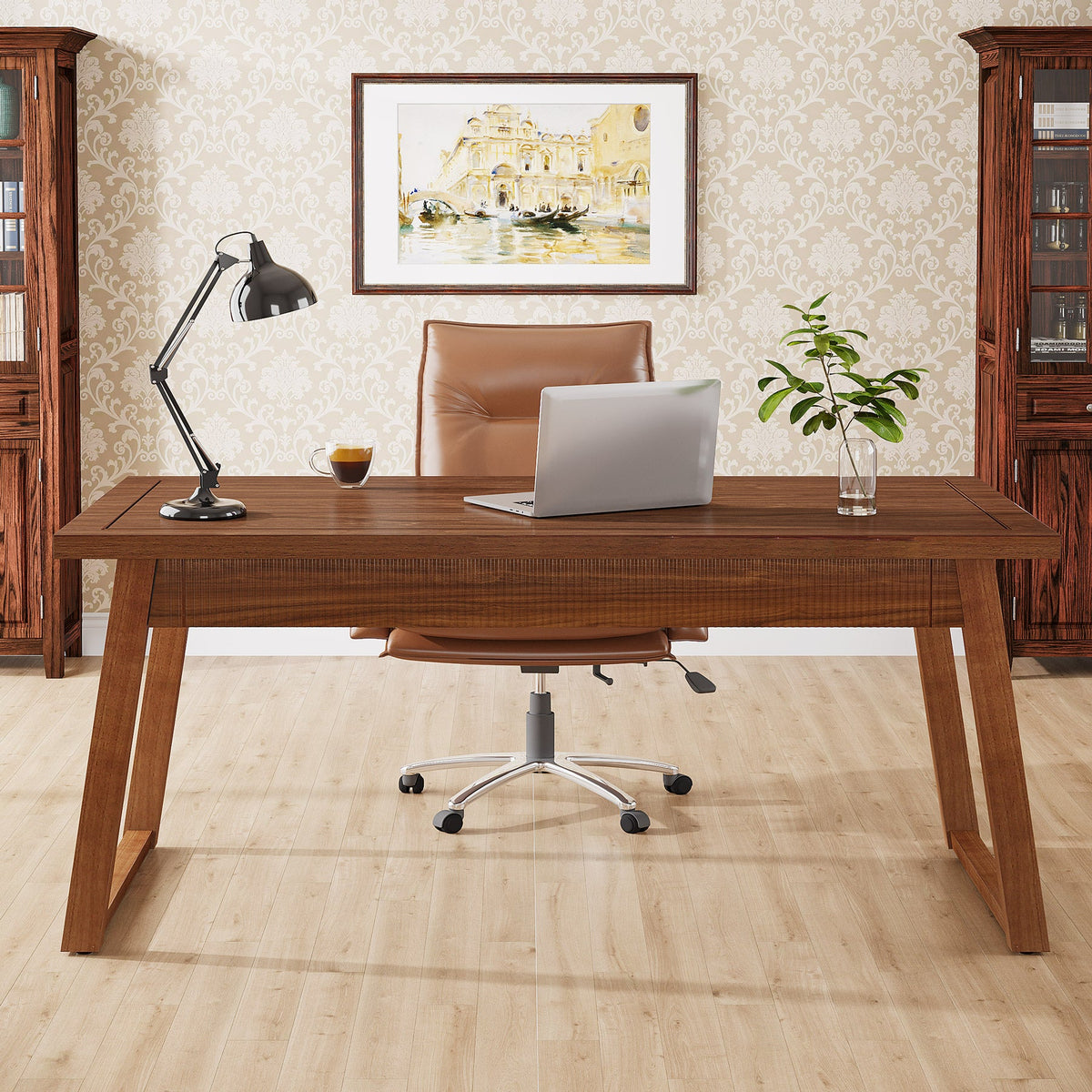 Mid century modern writing desk online
