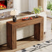 55" Wood Console Table, Farmhouse Sofa Table Hallway Table Tribesigns