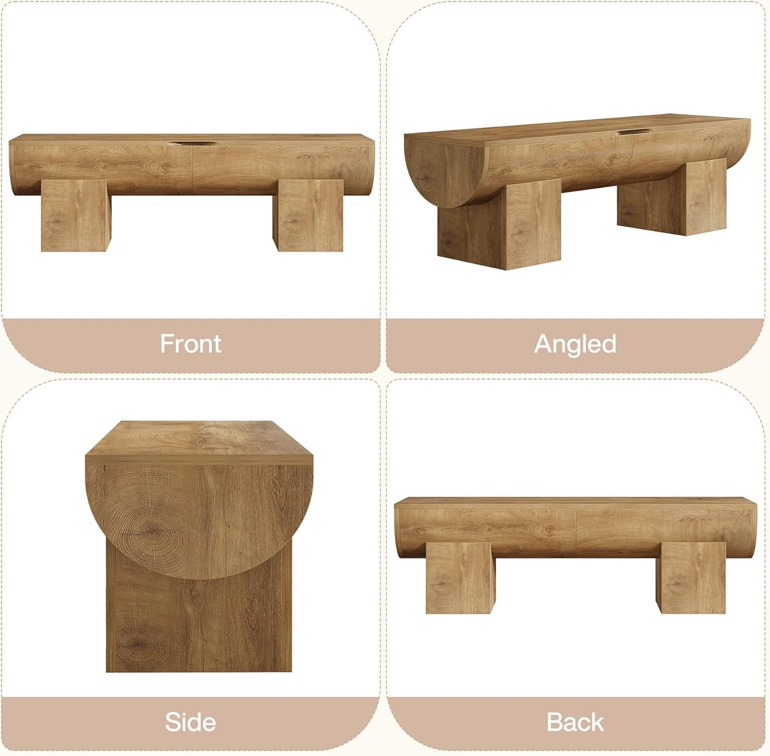 55" Farmhouse Storage Bench, Shoe Bench with Flip-Top Storage