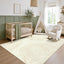 Abstract Machine Washable Area Rug, Soft Boho Minimalist Non-Slip Low Pile Carpet, Oeko-Tex Certified
