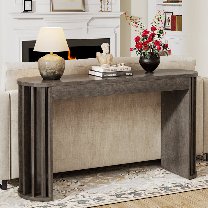 59" Sofa Table, Modern Accent Table Console Tables Tribesigns