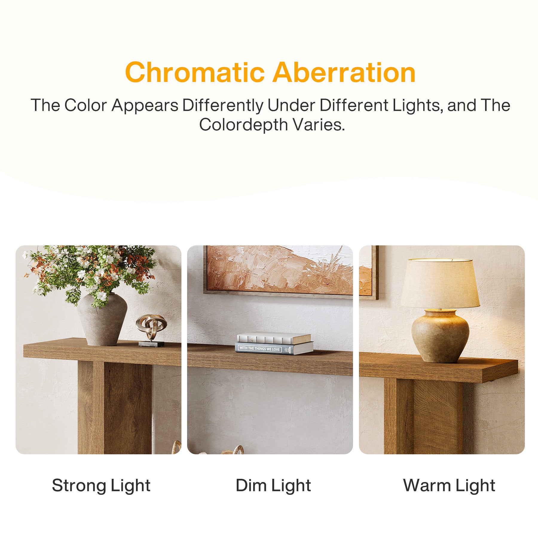 59" Console Table, Farmhouse Sofa Table Hallway Table