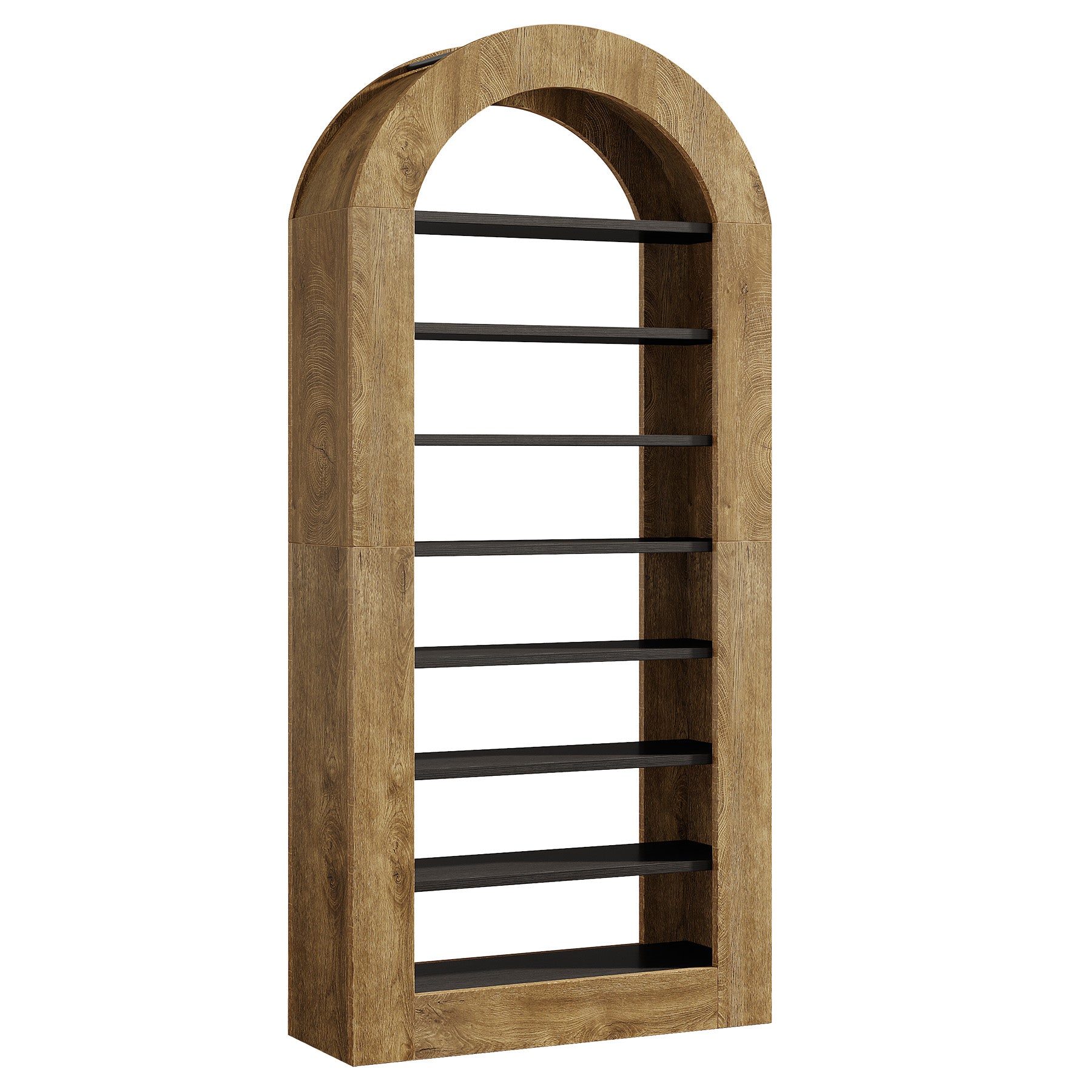 8-Tier Arched Shoe Rack, 70.9" Tall Freestanding Shoe Storage Organizer