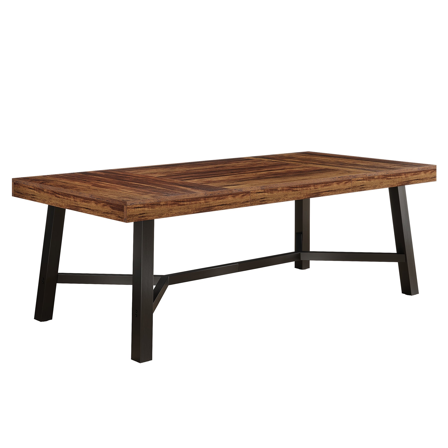 Rectangle Dining Table, 70.9" Kitchen Table with Reinforced Legs for 6-8