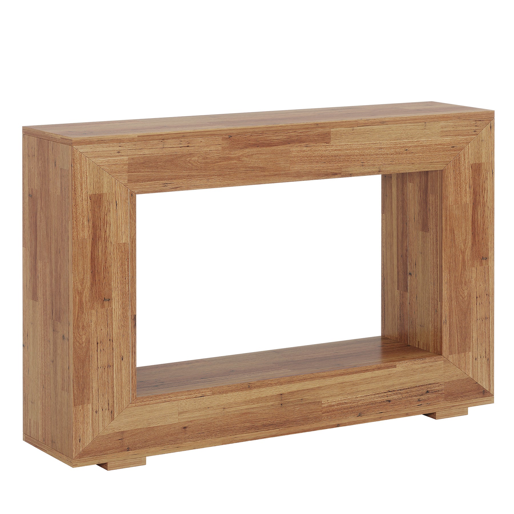 47.2" Console Table, Farmhouse 2-Tier Entryway Sofa Table