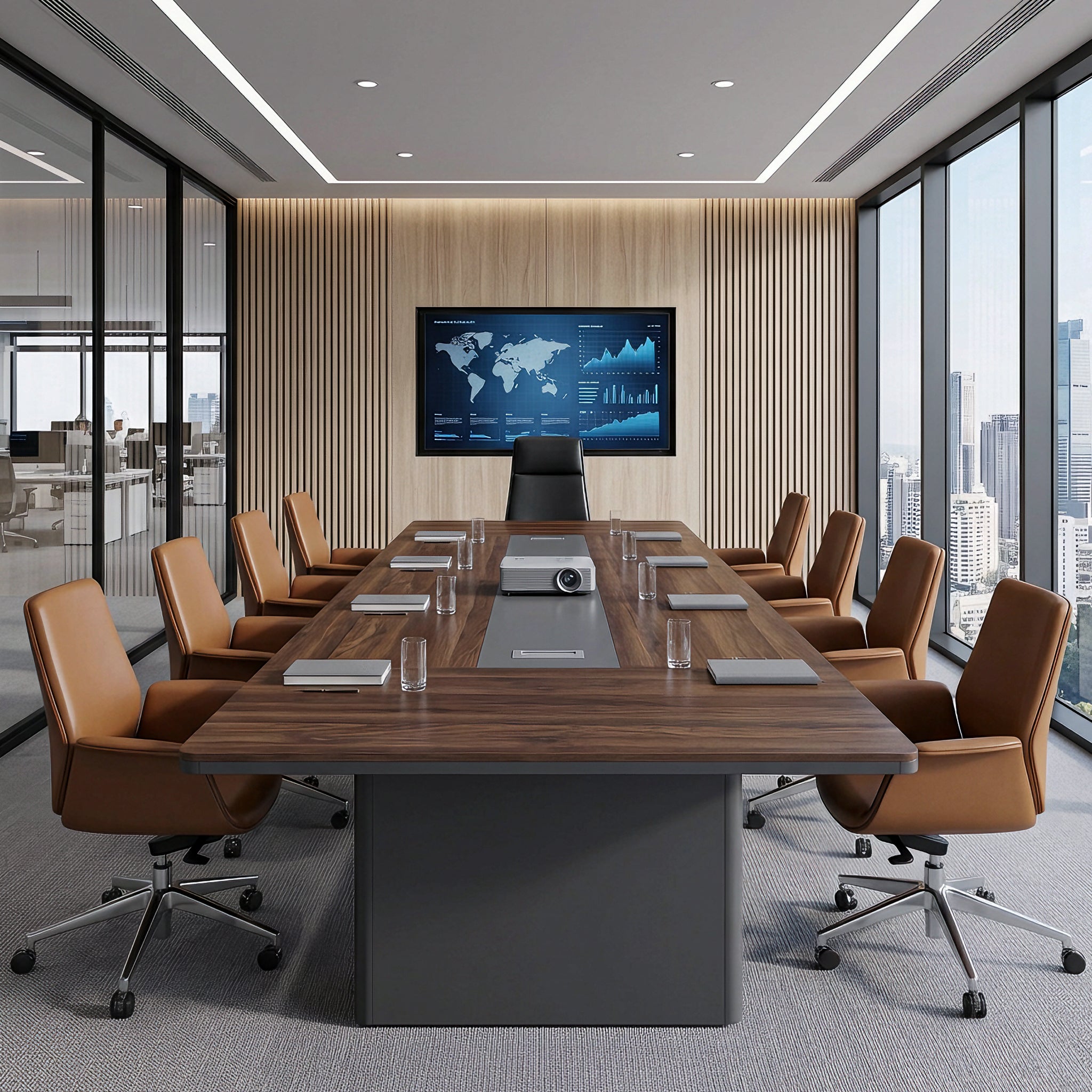 8FT Large Conference Table, 94.5
