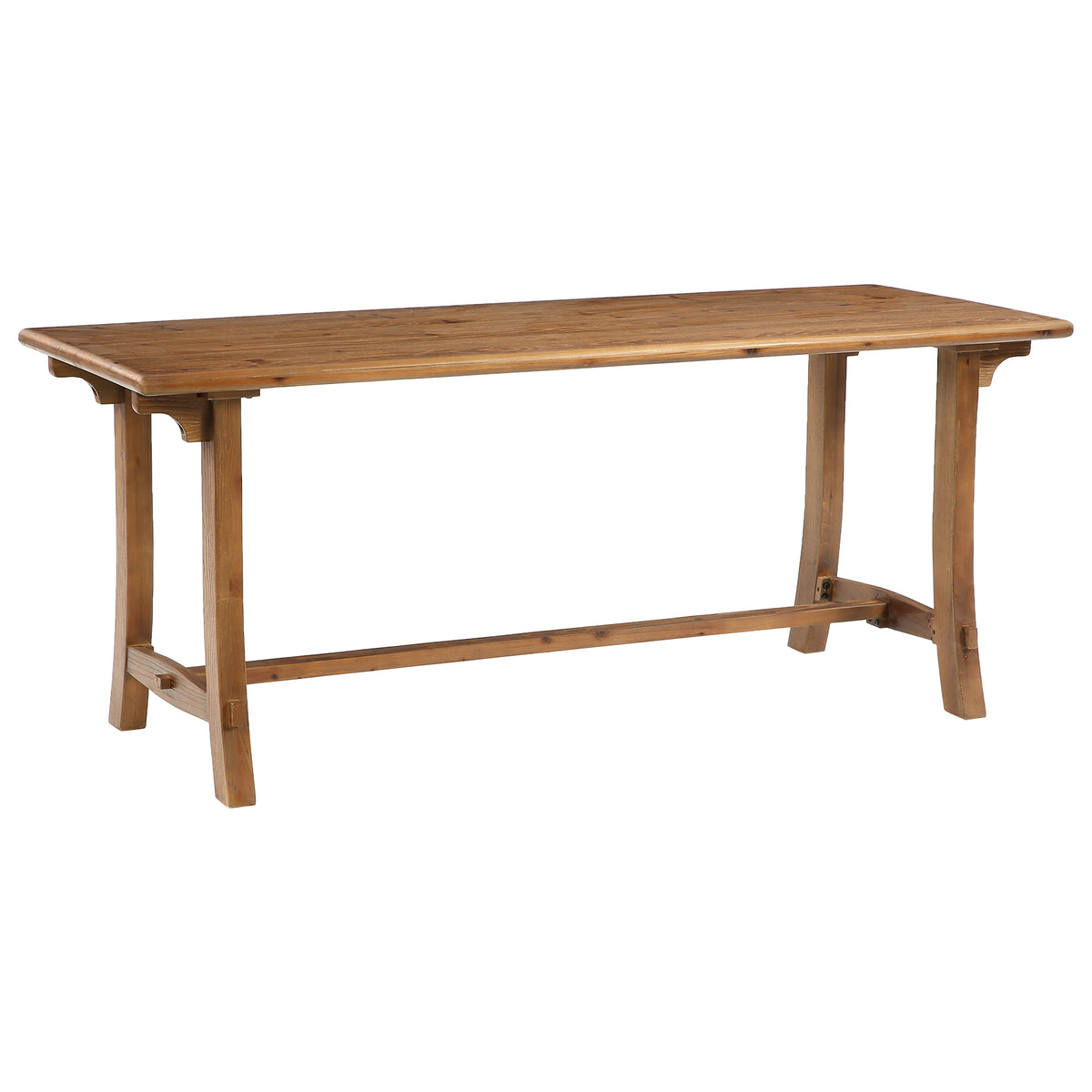 71" Rustic Executive Desk, Solid Wood Double Computer Desk, Home Office