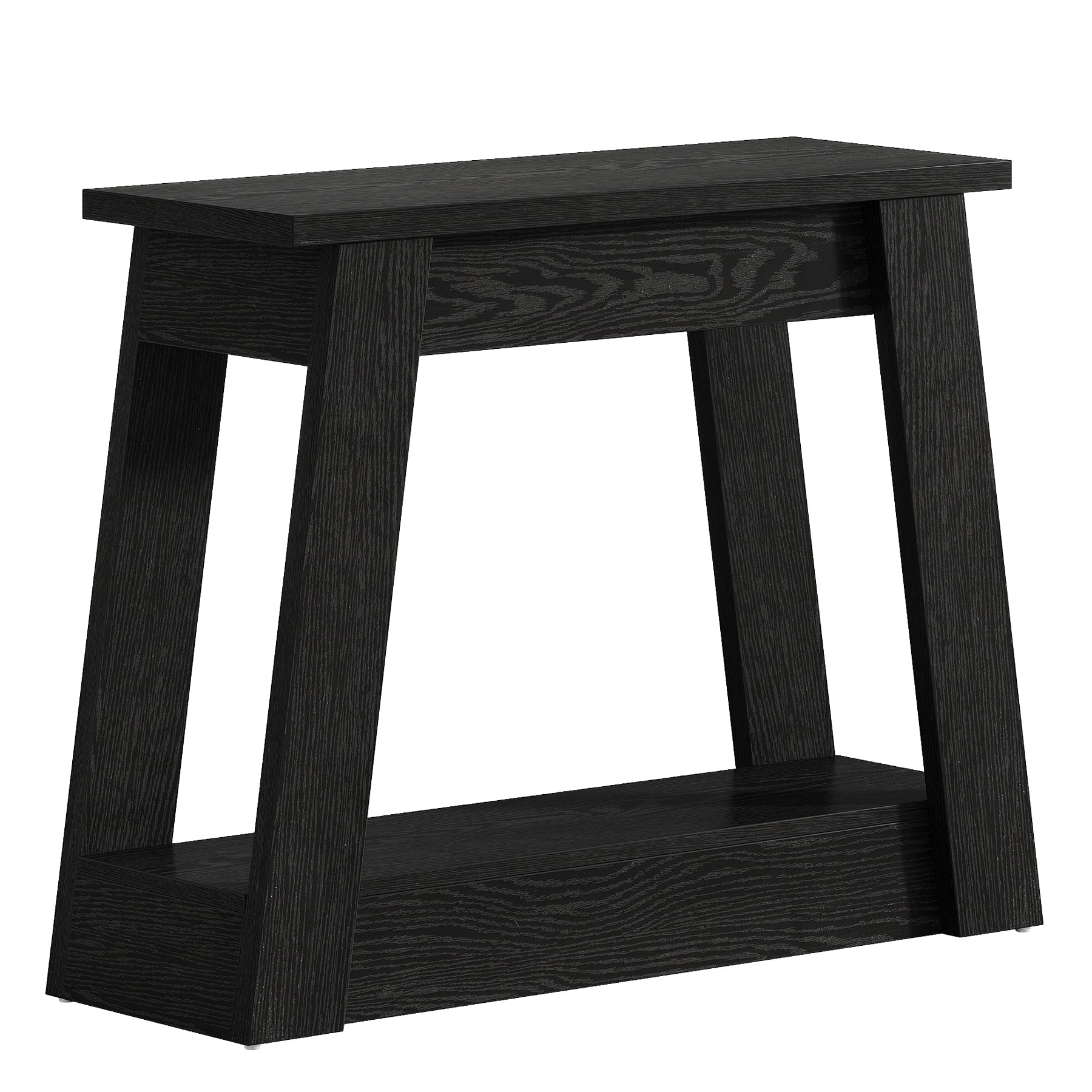 2-Tier End Table, Small Side Table With 2 Storage Shelves for Living Room