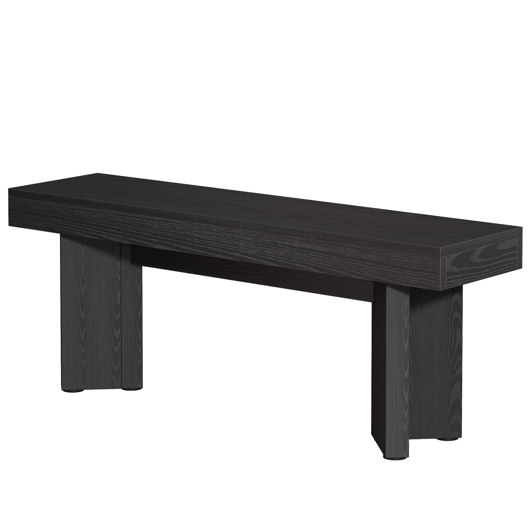 47" Kitchen Table Bench, Farmhouse Dining Bench with Sturdy Frame