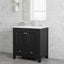 30" Bathroom Vanity, Modern Vanity Cabinet with Ceramic Basin and 1 Drawer